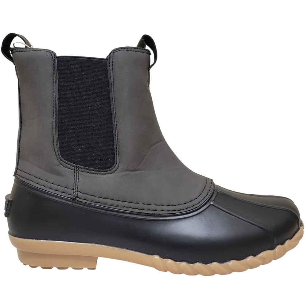 JBU Men Milton Waterproof Chelsea Duck Boots Size US 10M Black Grey - Picture 2 of 5